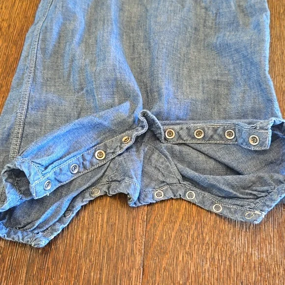 Ralph Lauren, Baby Girl Chambray Shortall, Size 3 Months - Picture 13 of 14
